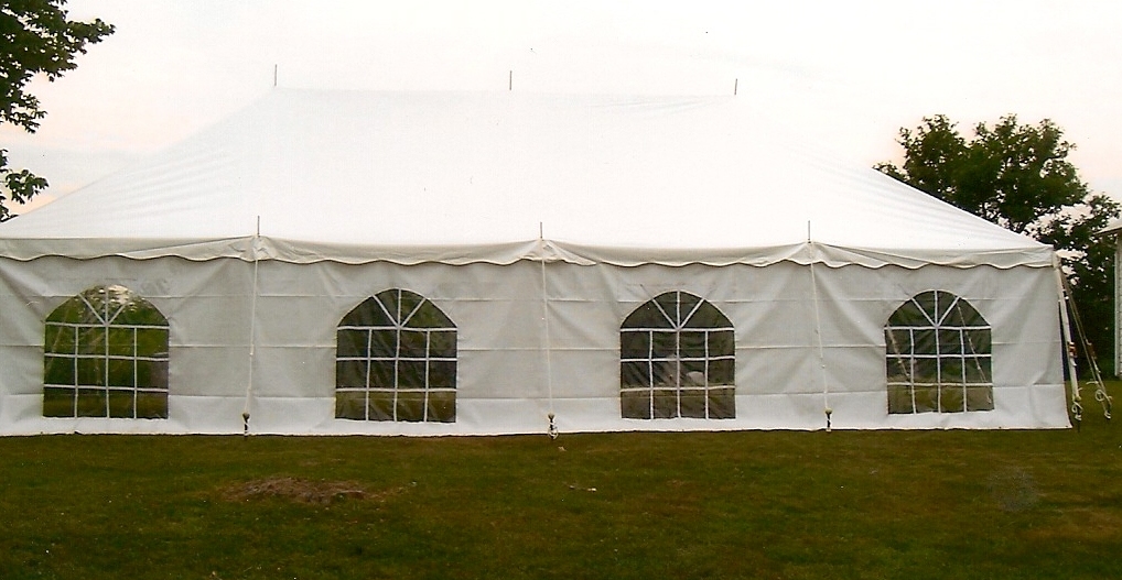 20 ft x 40 ft with cathedral sidewalls